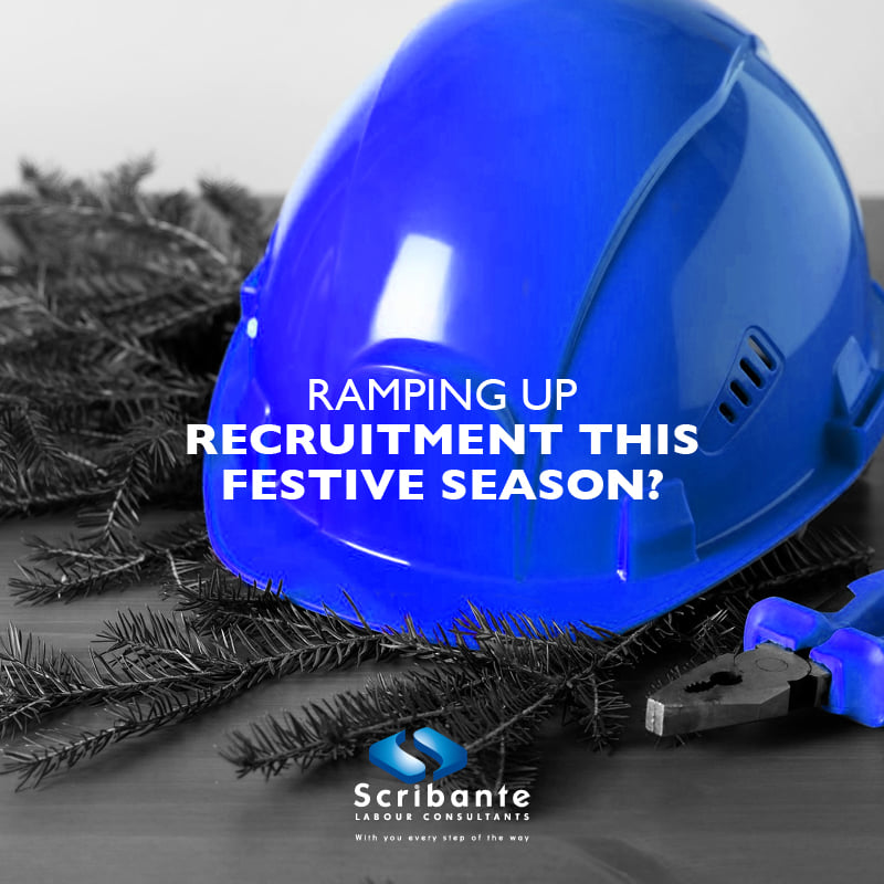 We can help! we have a range of talent on our books to help you make the best of the Festive season! Contact Nicole, our specialist recruitment consultant for more information on nicole@scribantelabour.co.za or CALL: 0860764078