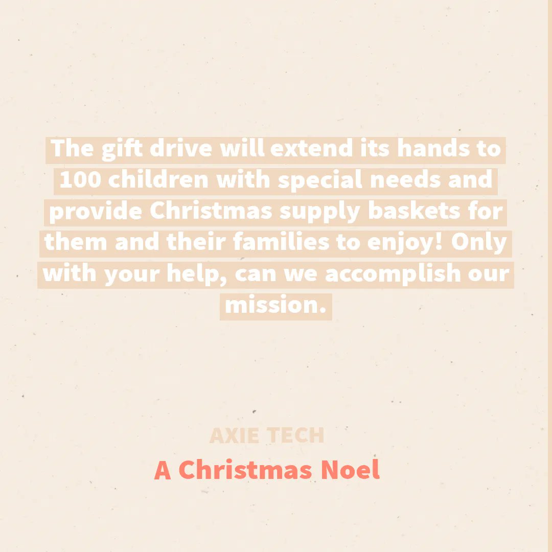 alibangbang__'s tweet photo. This Christmas, we hope to lift the spirits of our SPED class learners here in San Carlos City in Negros Occidental through https://t.co/V0SjJ0tujm’s “A Christmas Noel”, our first Christmas event.

@bestaxies @Axie_Queen @RareAxies @bforbeaniee ✨ https://t.co/RMM5f5cTbi