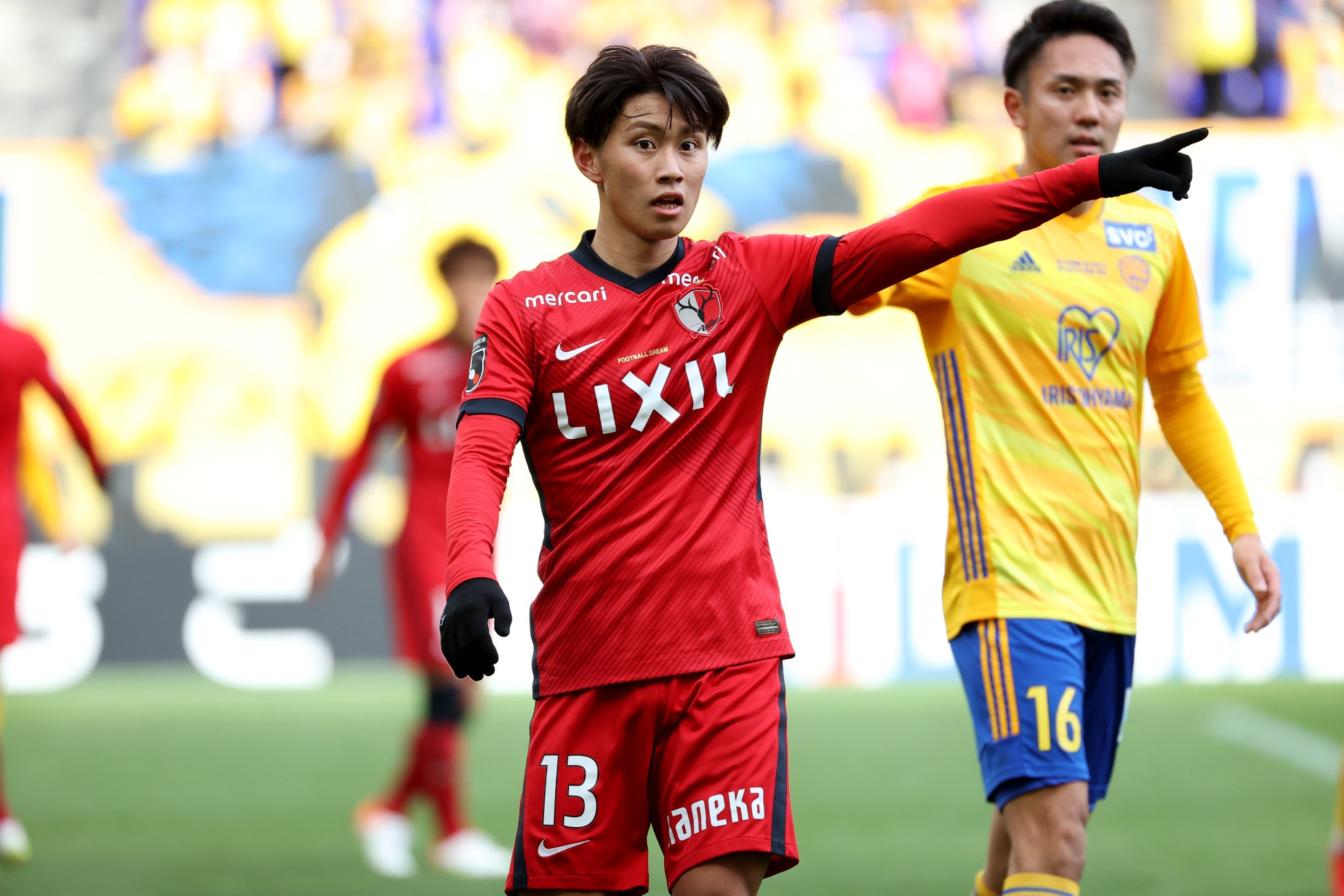 オリンピック日本代表 上田綺世 GEM 15シリ　鹿島アントラーズ 鹿島】勝ち点を手繰り寄せる執念の同点ゴール。上田綺世「気持ち