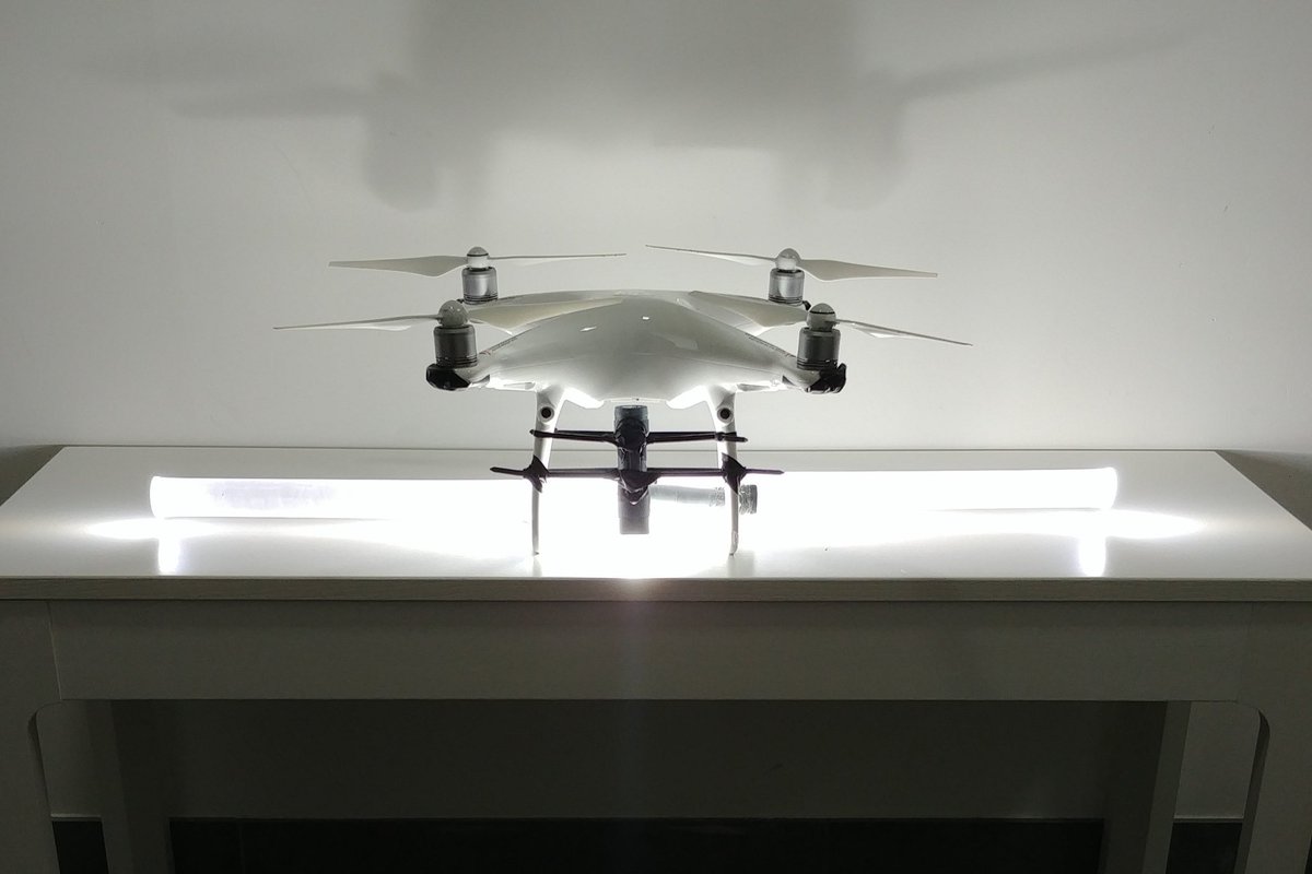 Gm everyone!
Here is another bts of my setup that I used to create my genesis piece.

This was just testing my lighting setup to see if it worked.

I attached 3 flashlights to my Drone. One pointing down and two in the small tubes.