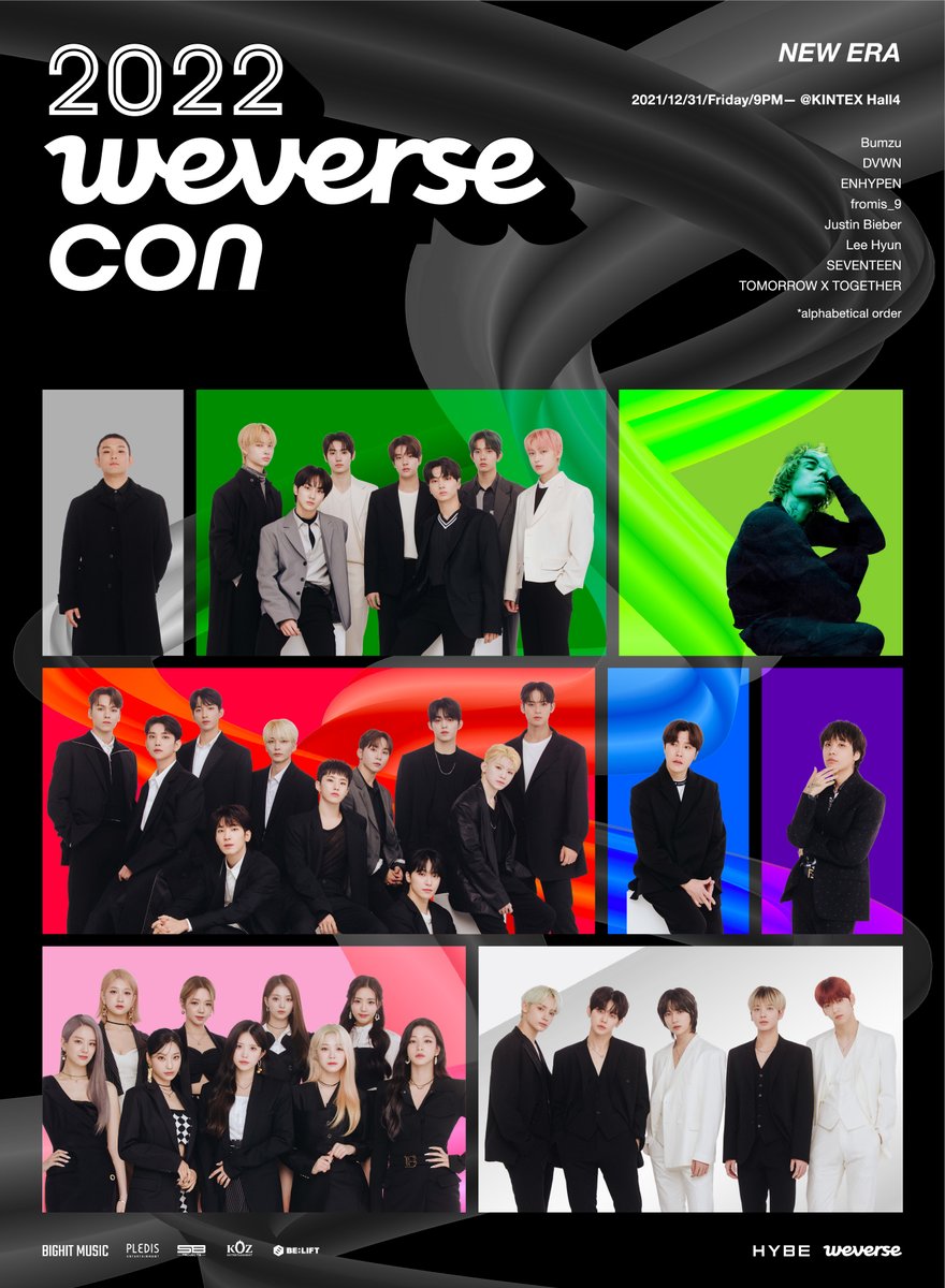 🎉2022 Weverse Con [New Era] is here!
We invite YOU to do the New Year Countdown with your favorite artists on #Weverse!
Meet the new era you've dreamt of at 2022 Weverse Con [New Era]!

👉https://t.co/7yosmQHIQv

#2022WeverseCon #New_Era 