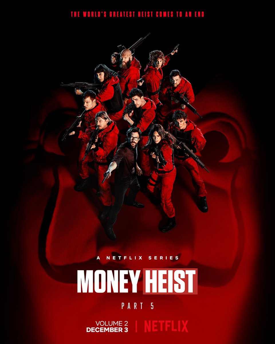 venkatmx's tweet photo. #MoneyHeist What an ending!
#MoneyHeist5 #MoneyHeistFinale #LaCasaDePapel https://t.co/GcISfb3yYM