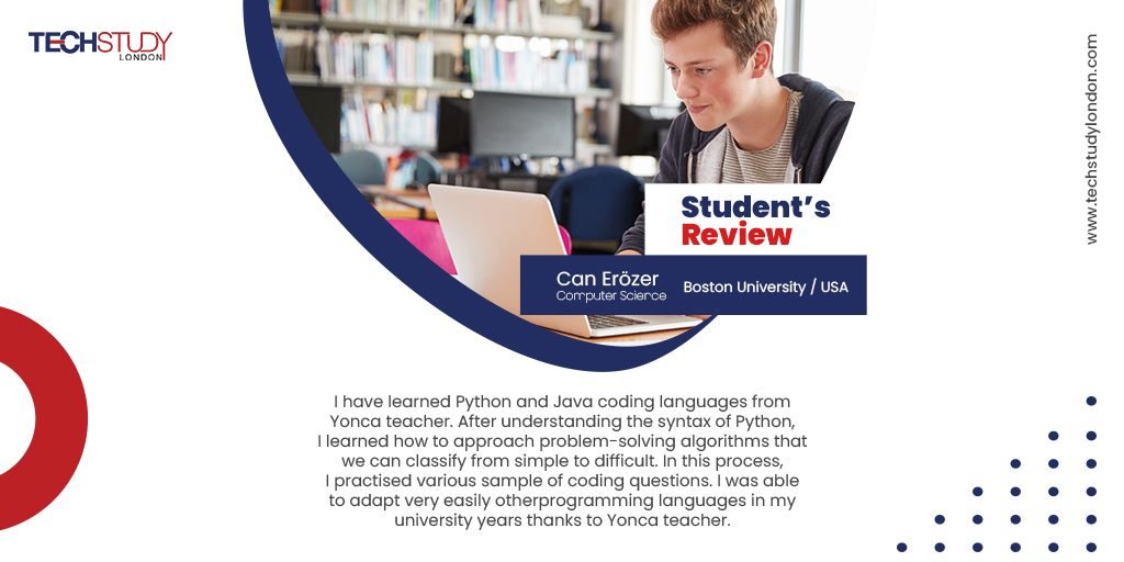 techstudylondon's tweet image. Student’s Review!

Comment by our student Can Erözer 👦🏻
#techstudy #techstudylondon #codeeducation #javaprogramming #java #javacoding #programminglanguage #studentscomments