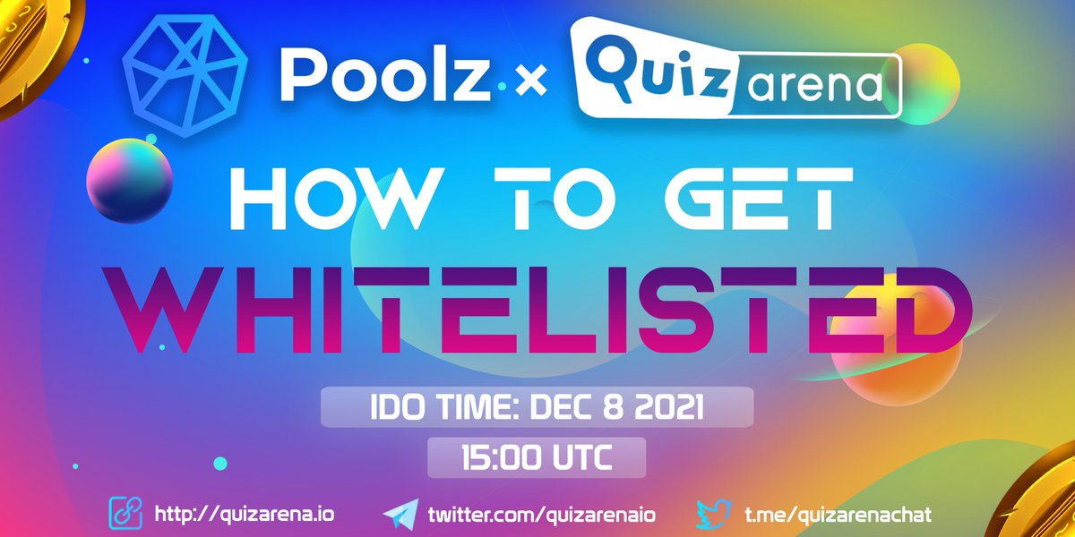quizarenaxyz's tweet photo. #QZA token will have its initial DEX offering on ✅@Poolz__  Launchpad 🚀 on 8th December, 15:00 UTC ⏰.

Medium Post 📑👉: https://t.co/iItJGjantx

Get whitelisted now 💎🔥!
▶️https://t.co/395ezcljOS

#Quizarena #Blockchaingame #NFTs #LearnToEarn #Freetoplay #IDO #Launchpad https://t.co/WtQmcHijrk