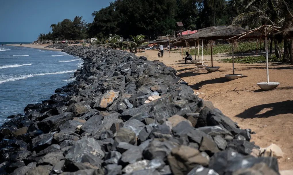 GambianY's tweet photo. Can the #Gambia turn the tide to save its shrinking beaches? #ClimateAction https://t.co/HMKg0ofbEj https://t.co/CmERSsNbnz