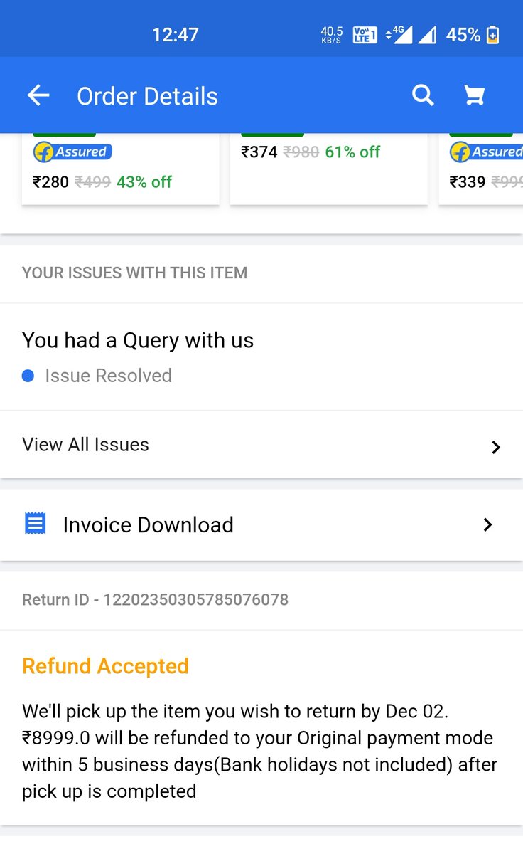 sakyapratap's tweet photo. Booked order bymistakly clearly writen refund no one camed in time thn care said we will refund now care saying only replacement do refund @Flipkart @flipkartsupport @amazonIN https://t.co/rX4146i0Lw