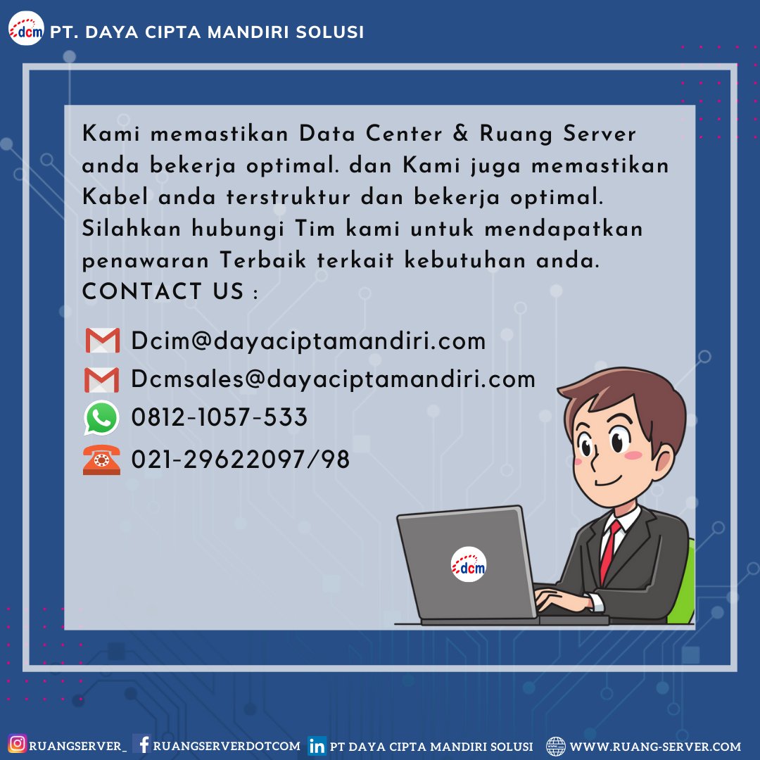ruangserver_'s tweet photo. Topologi Jaringan Komputer yang Berguna untuk Perusahaan :
Baca Selengkapnya : https://t.co/esyOIFcJeu

#membangundatacenter
#spesialisruangserver
#TopologiJaringan
#TopologiJaringanKomputer
#structuredcabling
#kabelterstruktur
#struturecabling
#fungsikabel
#dcmsolusi
#datacenter https://t.co/CuGRZqNz6U