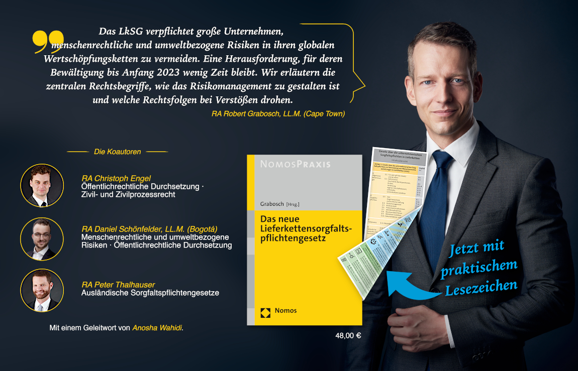 rGrabosch's tweet photo. Guten Morgen ☀️ Wenn Sie sich fragen, wie Sie in Ihrem Unternehmen und darüber hinaus menschenrechtliche Risiken vermeiden sollen, habe ich etwas für Sie: 
Ich verlose 1 Exemplar meines Buchs zum #LkSG, aka #Lieferkettengesetz. 
Teilnahme per RT bis Mitternacht CET. Viel Glück! https://t.co/6BPPmYryyQ