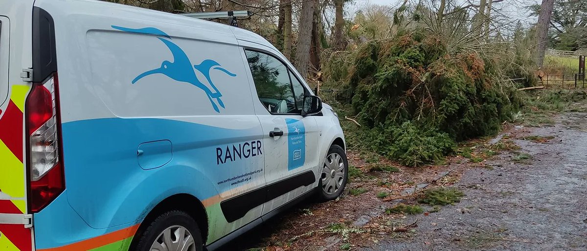 NlandNP's tweet photo. #StormBarra update: 
Northumberland National Park Authority would like to discourage visits to Northumberland National Park today (Tuesday 7th December) and until #StormBarra has passed. For further safety advice visit https://t.co/Dxq2H6Mn2f
#staysafe #ukweather https://t.co/jxNAvEaYgy