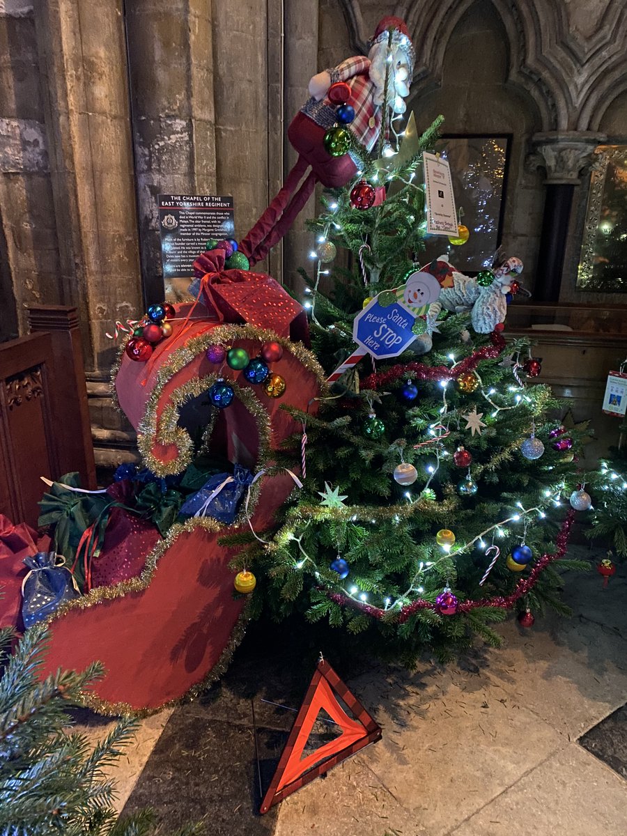 Thank you Mrs Mulligan and team for your work on tree  and the sleigh for The Festival of Christmas in Beverley. Please go and see it (and vote for us!) <a href="/BevgrammarDT/">Beverley Grammar DT</a>