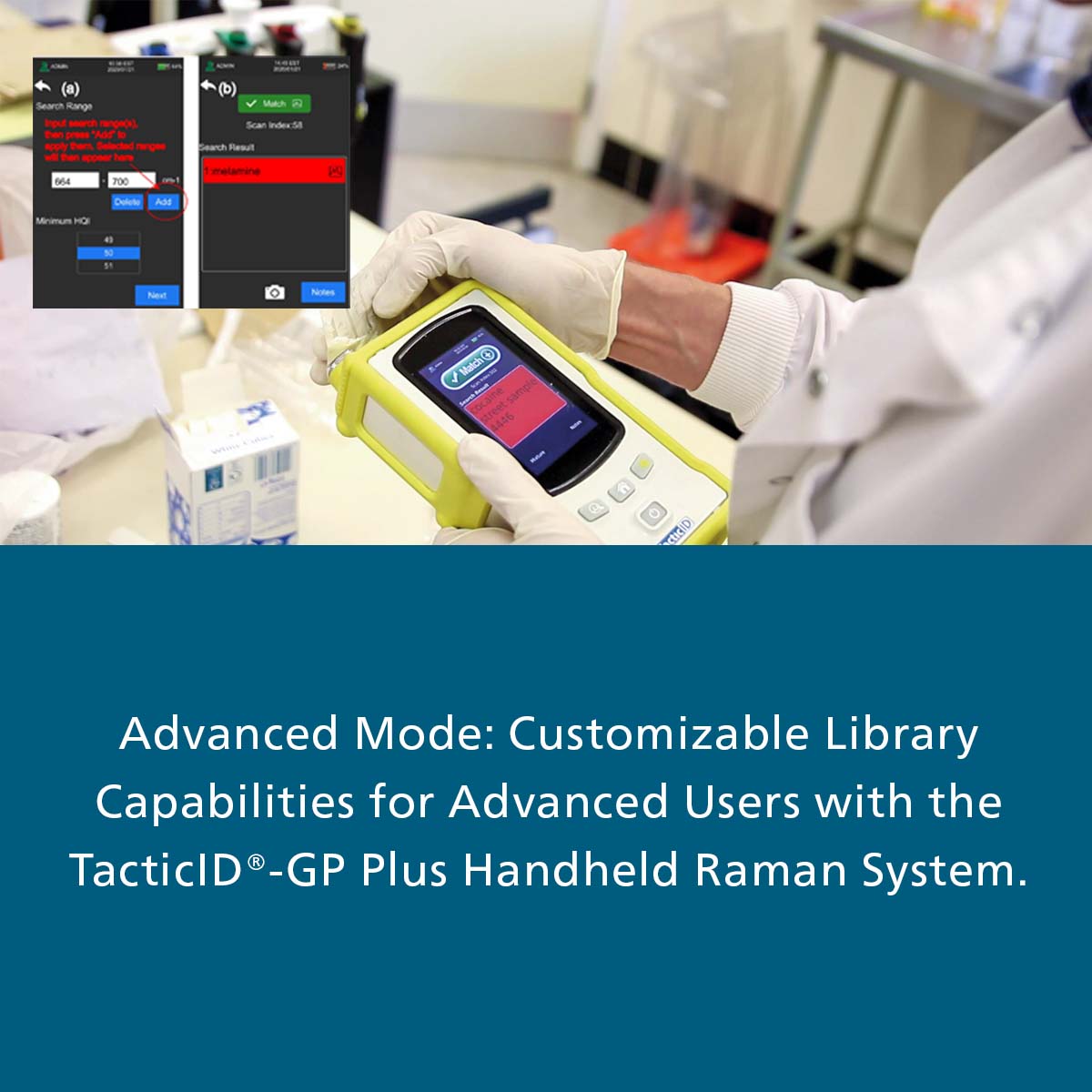 Metrohm_India's tweet photo. A-Mode: Customizable Library Capabilities for Advanced Users with the TacticID®-GP Plus Handheld Raman System. Read our application note to learn more: https://t.co/30q087z0lI
#BWTEK #Metrohm #Spectroscopy #SERSAnalyzer #Safety #Testing #MetrohmIndia #TacticID https://t.co/ItBjr8hA4p