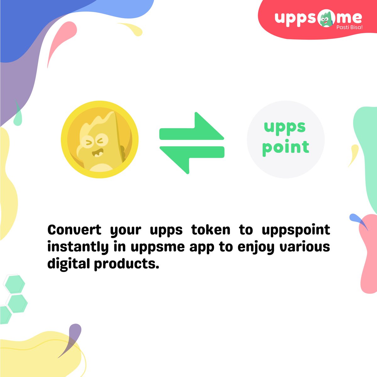 upps_me's tweet photo. UppsPoint is an in-app digital payment method in UPPSME App (coming soon) where it bridges digital assets with digital products. Users are able to interact and enjoy various digital products in UPPSME App using UppsPoint. 

1 UppsPoint = 1 IDR.

Get and hold UPPS Token now! https://t.co/PbNZ1kvb2m