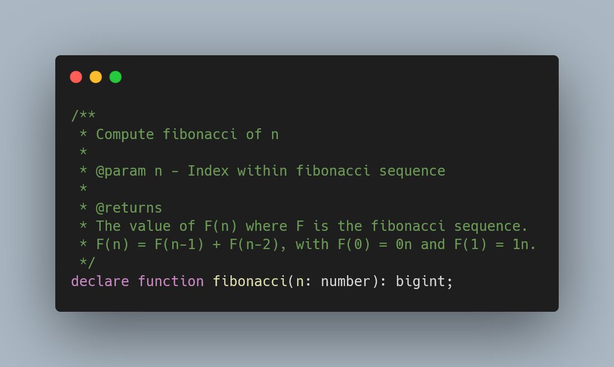 ndubien's tweet photo. #AdventOfPBT Day 7 π
π
Stop think of edge cases in #JavaScript tests, try #PropertyBased with #FastCheck. Try it with this advent!
Today: fibonacci
Code now? https://t.co/535DCEnHSw
More details: https://t.co/5IUaLnub38
Previous days: https://t.co/mIs94oWTNG
Answers tonight β¬οΈ https://t.co/TPzzFzX8AS