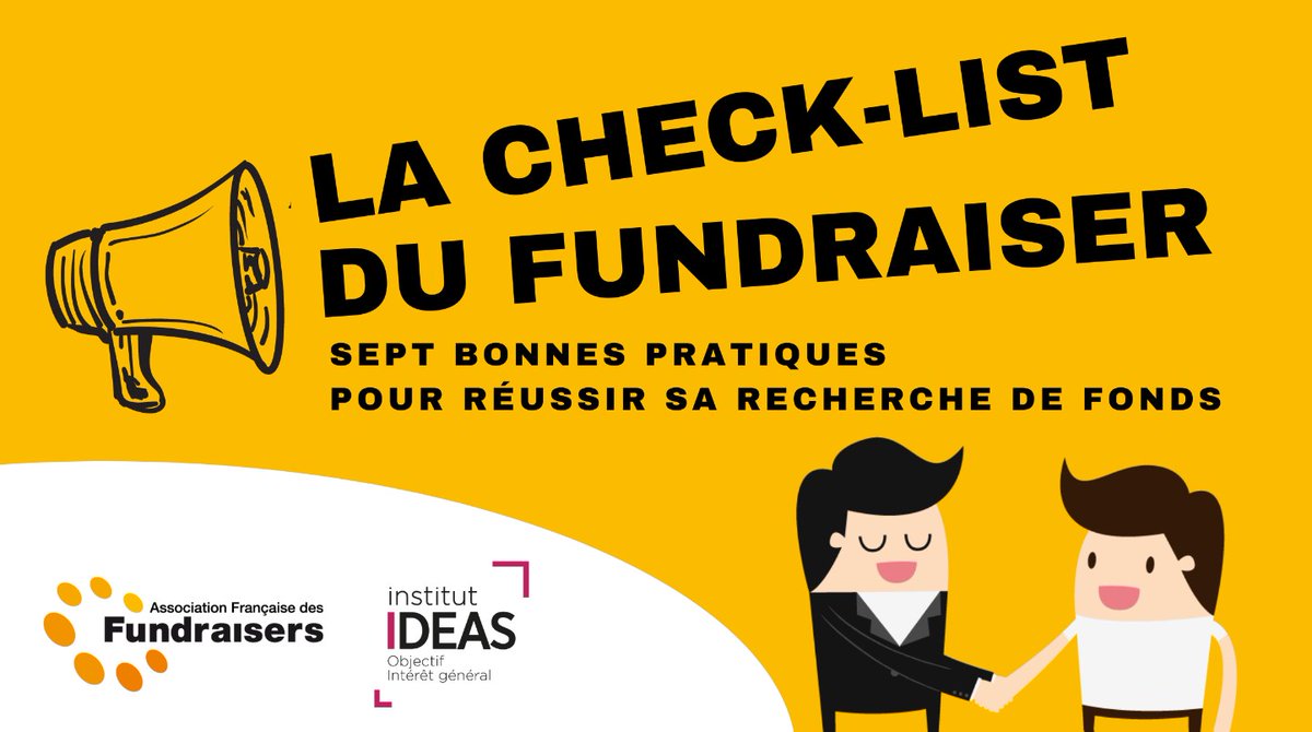 generosites's tweet photo. 📕 Nouvelle Checklist du #Fundraiser !
Nouveau guide pour toutes les personnes en charge du #mécénat et de la #collecte de fonds avec 7 bonnes pratiques pour réussir ➡ https://t.co/QS5B597NAe
Bravo @AFFundraisers @asso_ideas @Causesandco👏 #Fundraising #ChecklistFundraiser https://t.co/t3cLfh8iPw