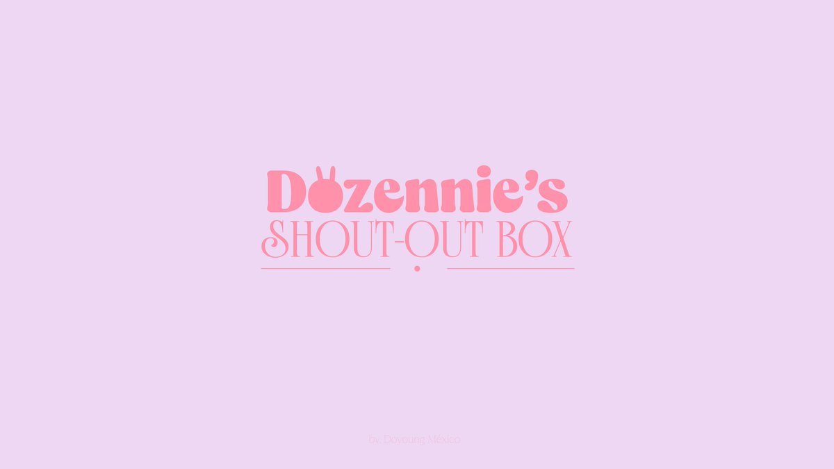 Doyoungmexico's tweet photo. 🐇 Dozennie's Shout-Out Box ✨
   ↳ https://t.co/dCyHUmeCwR

Si eres dueñx o conoces una tienda o fanartist qué cree productos inspirados en Doyoung, NCT o WayV qué creas que necesite más apreciación por favor lee este hilo y si te convence llena el formulario

Cont. https://t.co/mr4gFah9Hh