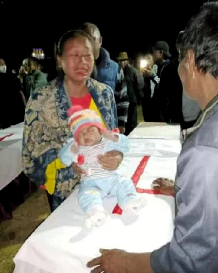 Hillsnaga's tweet photo. The most painful picture! 
The innocent victims killed by Indian security forces in Oting, Nagaland, were daily wage earners. https://t.co/JX26RzvtF0
