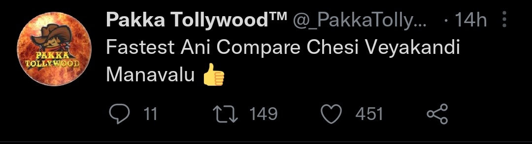 Jai_MBDhf's tweet photo. AA Fans Bhale Control lo pedthar Ra mimmalni @_PakkaTollywood 😂😂
Records evadiki unte vadiki Baanisathvam For life #MegaRule https://t.co/XoPWdozBEY