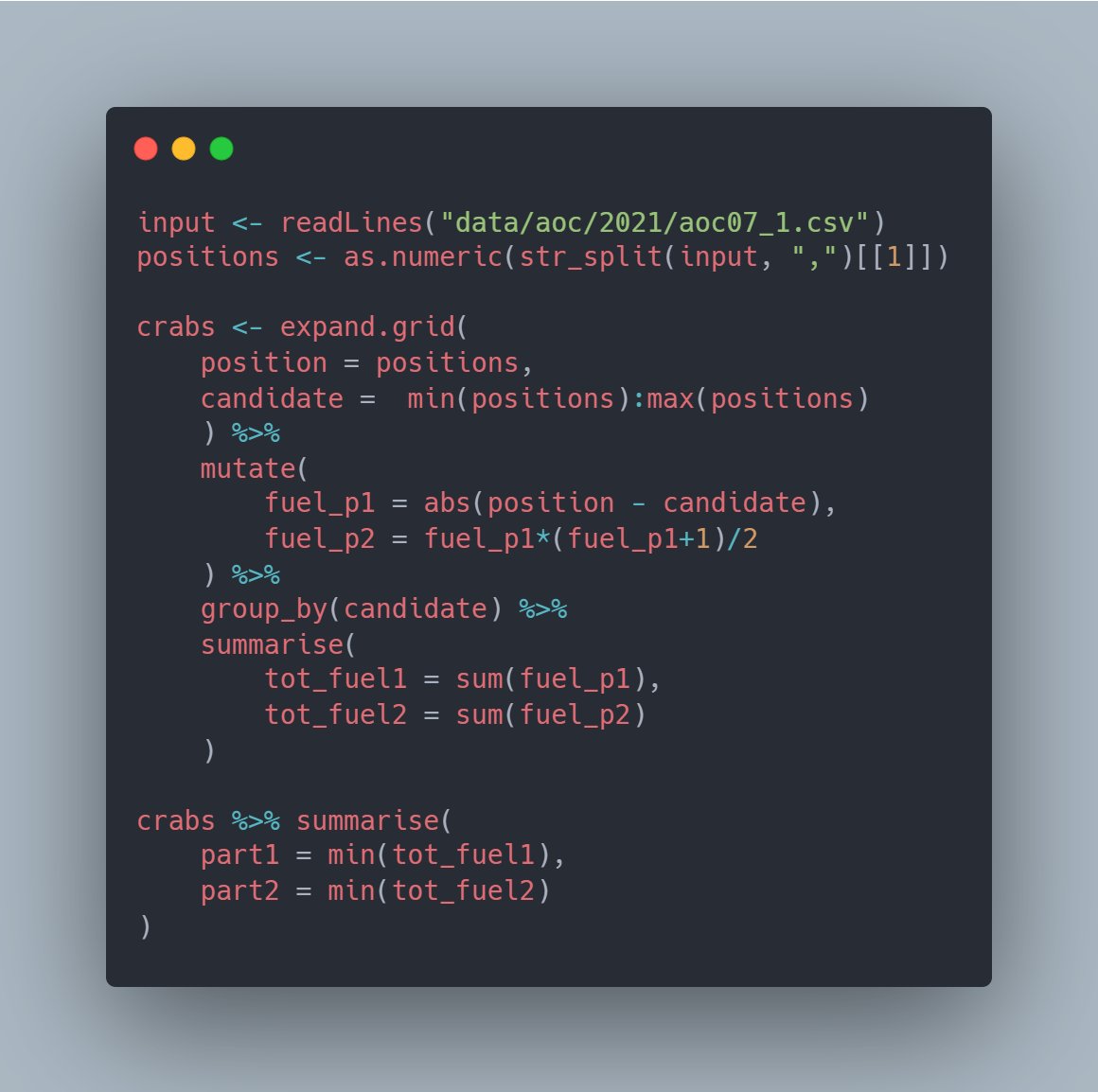 Day 7 #AdventOfCode #rstats 
Always nice to use expand.grid()