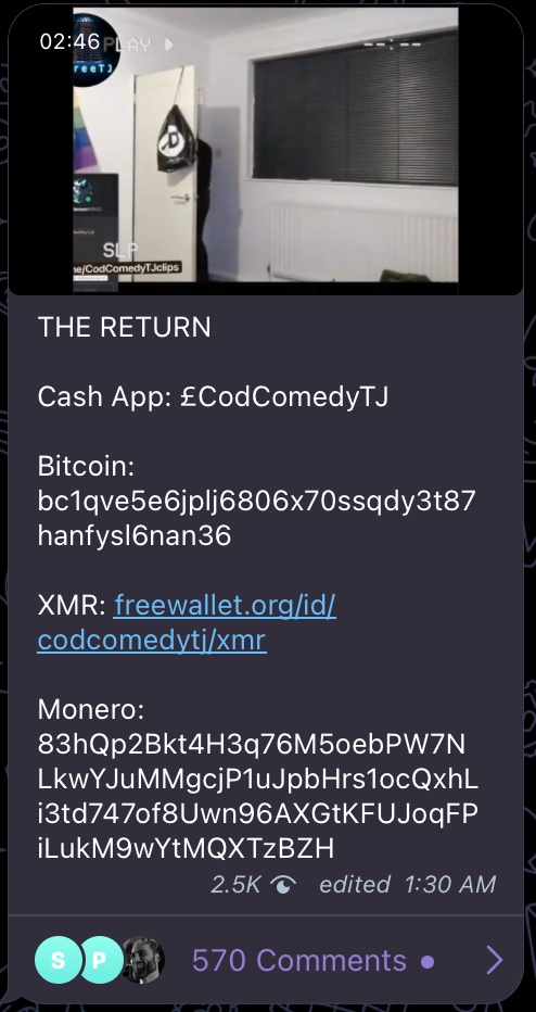 icantbreathetoo's tweet photo. Some links to donate #codcomedytj #freecodcomedytj #freespeech https://t.co/2riChkg5BU