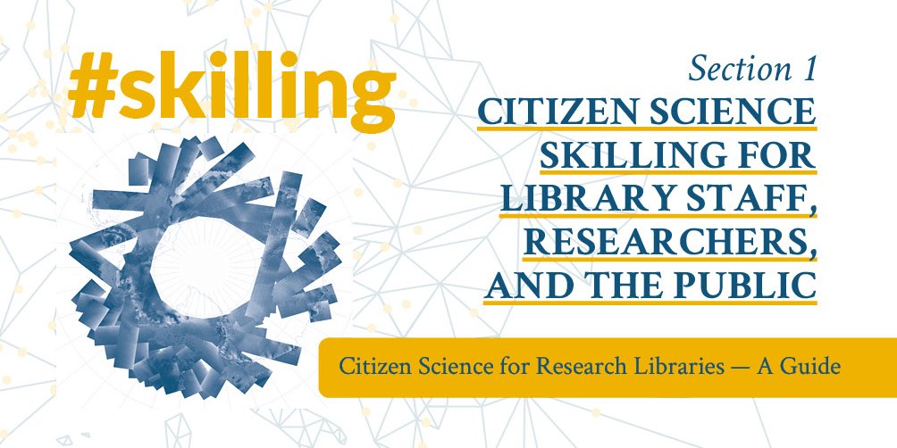 LIBEReurope's tweet photo. Read the new publication of the #LIBER Citizen Science Working Group if you haven't already! The practical guide 'Citizen Science Skilling for Library Staff, Researchers, and the Public' is available here: https://t.co/Kc9FrQfzGC
#CS4RL #citizenscience #researchlibraries https://t.co/Aa9l9bOLyz