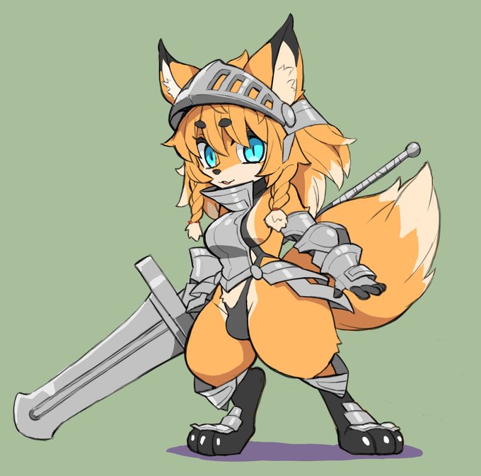 ちょっと修正したきつね騎士^q^ 