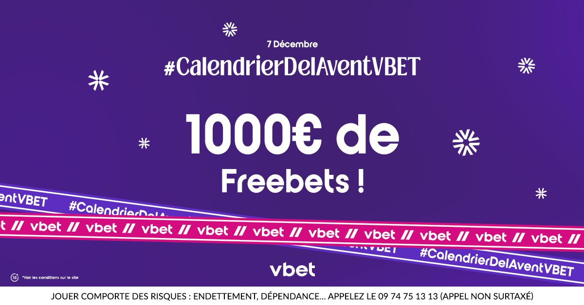 VBET_fr's tweet photo. #CalendrierDelAventVBET - J7 ❄️  

Paris Saint-Germain 🆚 Club Bruges 🏆
🤑 10x100€ de freebets à gagner   
👉 Quel joueur va ouvrir le score ? ⚽️  

Follow + RT + réponds à la question avec #CalendrierDelAventVBET   

➡️ https://t.co/bs969F4IhO
🍀 TAS le 08/12 https://t.co/hzsAWLVlLn
