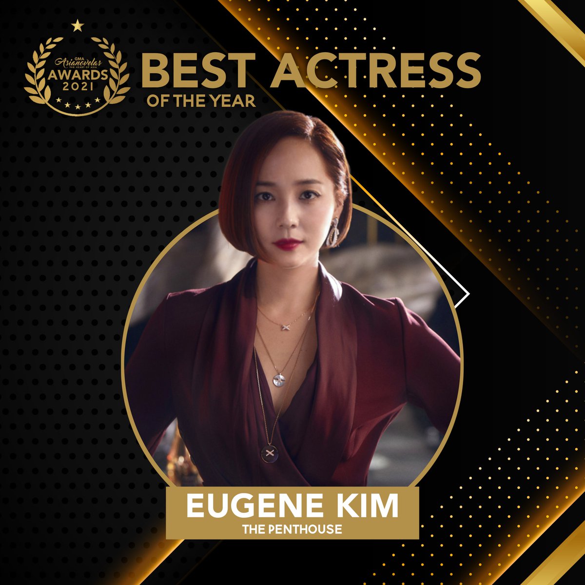 KimEugenePH's tweet photo. Eugene is nominated for Best Actress of the Year at the #5thGMAATHOAAwards2021! 
Scoring mechanics:
1 HEART = 5 points
1 Comment = 3 points
1 SHARE = 2 points

Voting duration:
December 6, 2021 - January 6, 2021 (12MN)

Link to vote: https://t.co/lQnStyZ6QU

#EUGENE #김유진 #유진 https://t.co/qyuGJ7YAPC