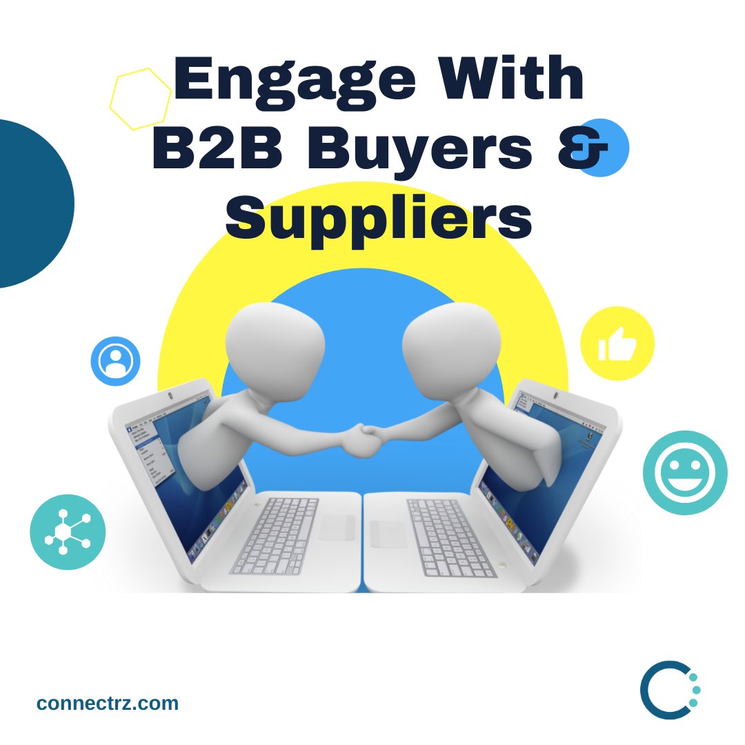 connectrz's tweet photo. Connectrz helps you find people and suppliers to do business with!

Sign up to learn more https://t.co/tGXtEphAvC

#connectrz #socialcommerce #b2b #website #platform #business #businessopportunities #marketing #socialmedia #sme  #startup #digitalmarketing #connectingbusiness https://t.co/qiF99Q2SKw