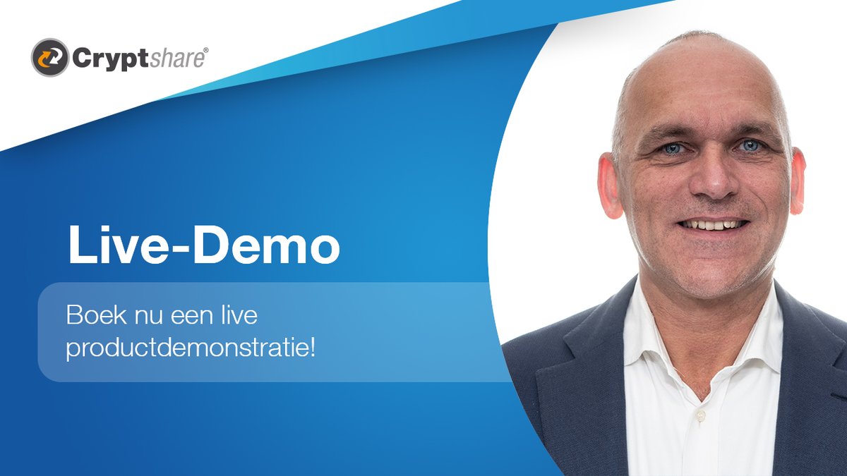 Cryptshare_NL's tweet photo. Zien hoe Cryptshare werkt?
👉 Boek een persoonlijke #Cryptshare demo: https://t.co/NJuwsqaTUy https://t.co/j0wfukNpDx