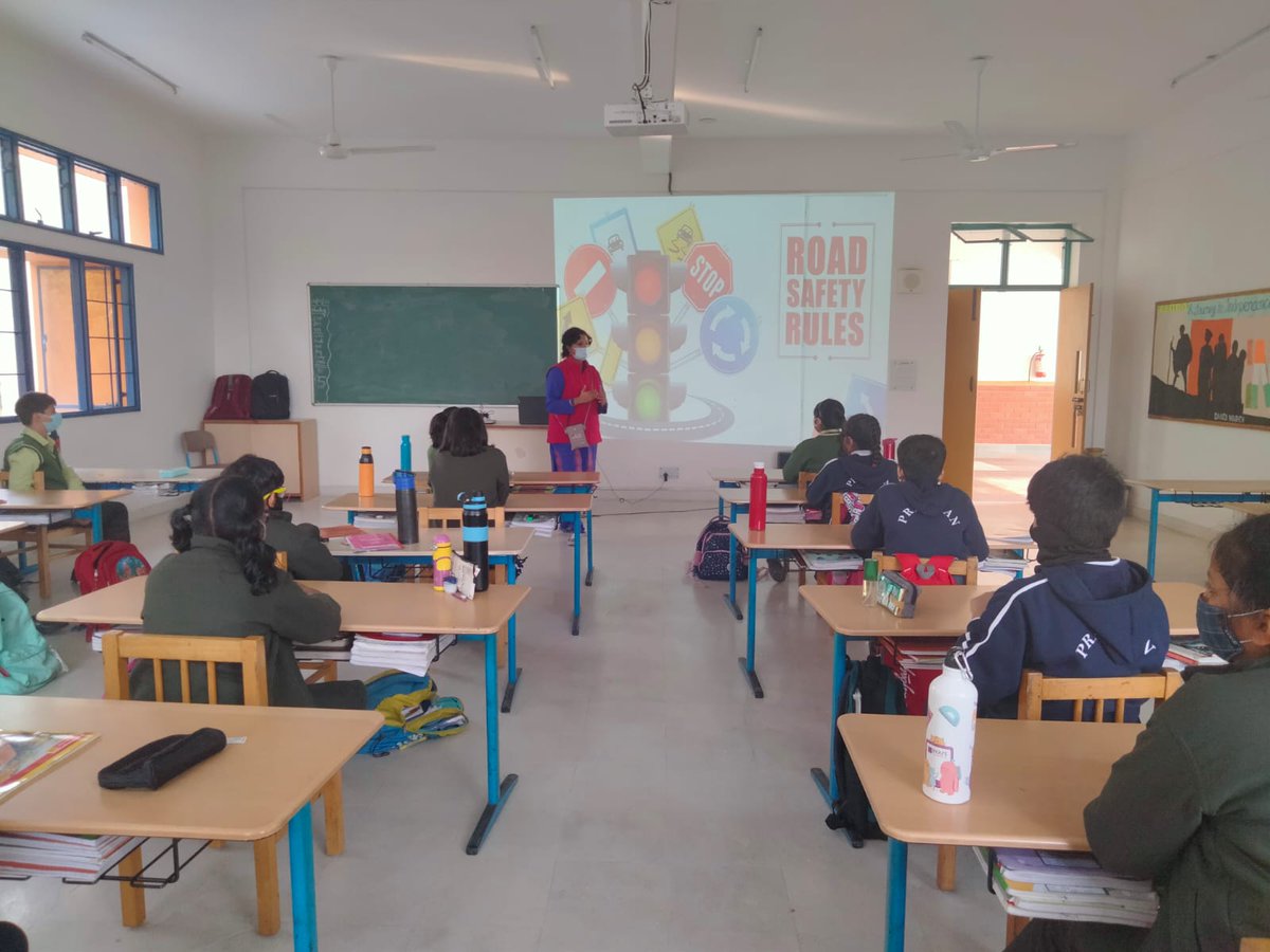 #Roadsafety is imperative! Pragyan initiated the #Roadsafety_campaign for students of classes 3-5 #day1 Introductory session to make students aware of the road signs and safety rules.  <a href="/RamChan89264916/">Ram Chand</a> <a href="/Kapoor_Divya_/">Divya Kapoor</a> <a href="/rashmi94683557/">rashmi</a> <a href="/neelu71261164/">neelu</a> <a href="/neelamGosain3/">neelam Gosain</a>