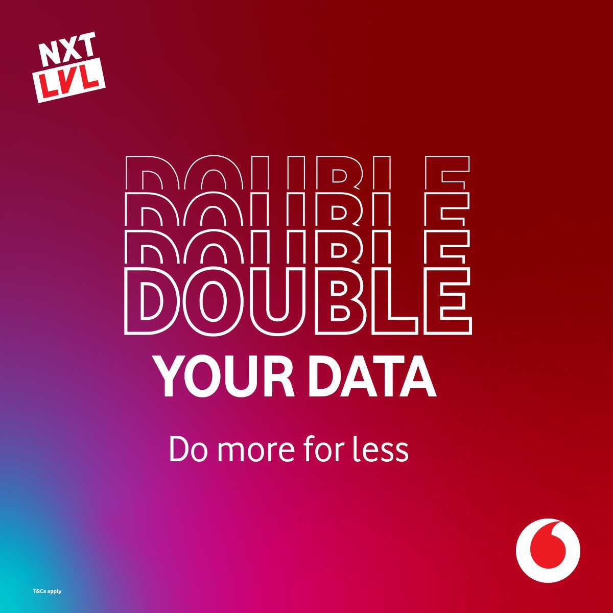 FillzIAm's tweet photo. #AD || Reminder! Last day to secure 2x more data so you can share and chat with friends &amp; family for less! #NXTLVL purchase using My Vodacom App and get more value for less https://t.co/JzYB50doy5