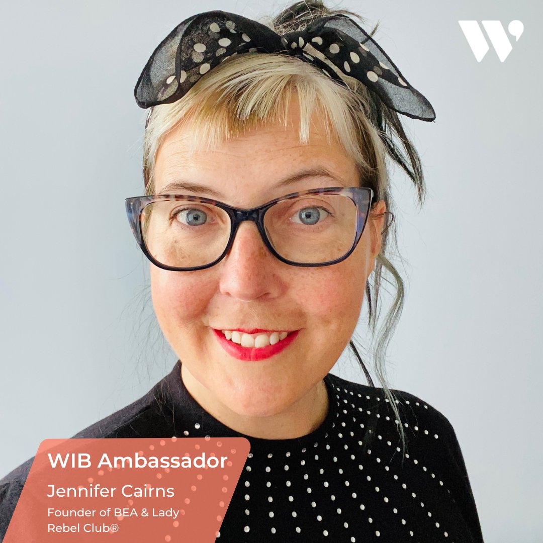 wibni's tweet photo. We welcome Jennifer Cairns of @LadyRebelClub as the latest WIB Ambassador! Focusing on NDHDD Diversity, Jennifer is flying the flag for women in entrepreneurship &amp; leadership across NI who are neurodiverse and/or who have a hidden disability/disorder

Read:https://t.co/wlqMgeCQOj https://t.co/Goz4nOTsVQ