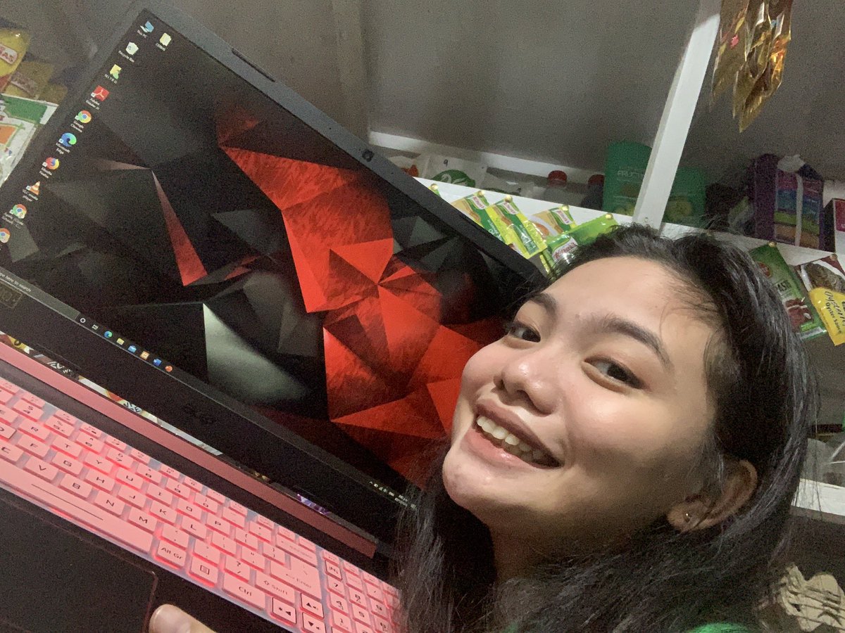 ItsAlylai's tweet photo. I can't buy this laptop without the help of axie infinity and my manager. I never thought i would be able to buy this and it makes me proud of myself. Thank you so much again senpai @SomaPillsTV πand @AxieInfinity πβ€οΈ
#SomaFam #SomaPills #SOMA #AxieInfinity https://t.co/VSfS4aqDGS