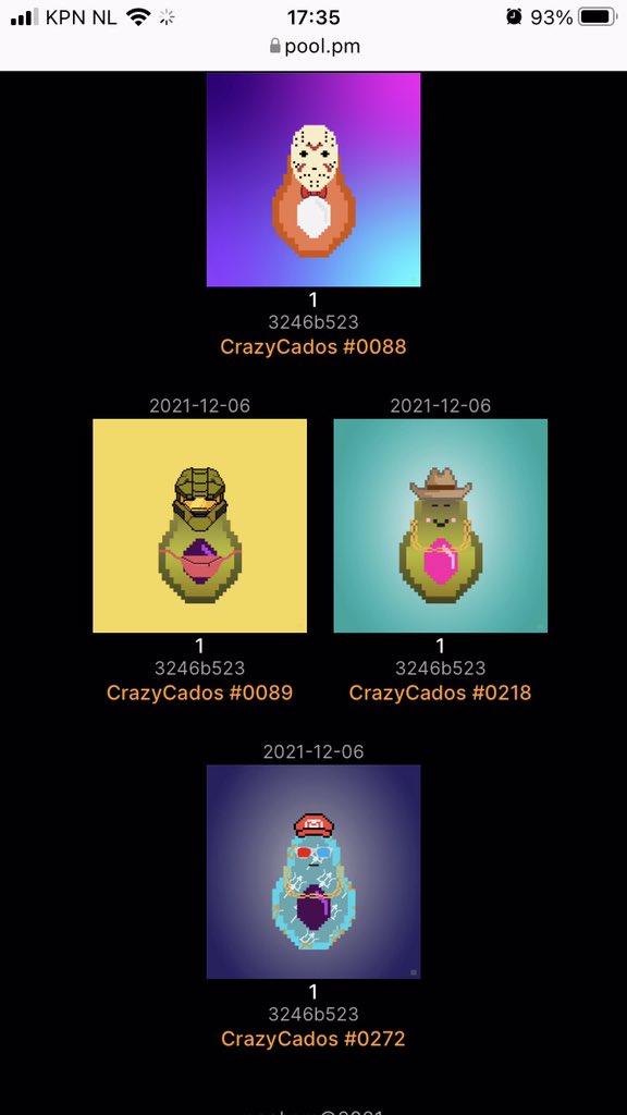 sijbrant1's tweet photo. Yesterday I received my price from @cardacados!! Checkout the great #cnfts that I got!!!! Lots of thanks!!!🎉🎊🎉🎊🥳 https://t.co/FOiRWmEccf