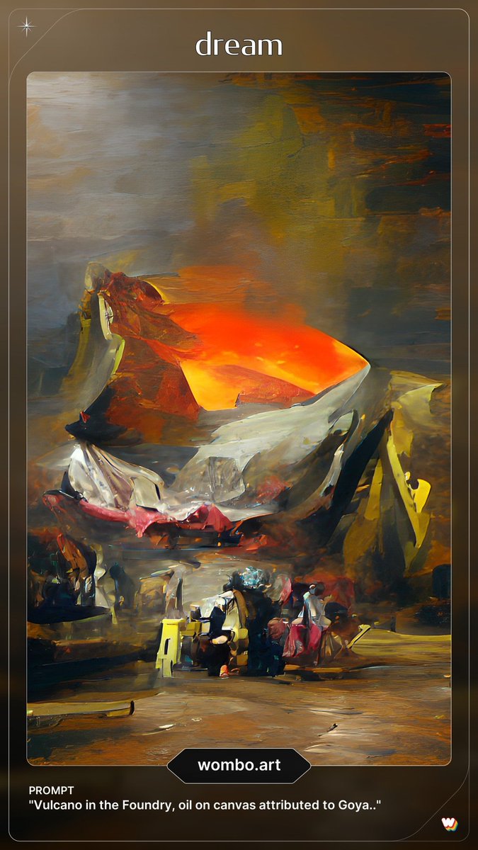 Vulcano in the Foundry, oil on canvas attributed to Goya.. https://t.co/einYD8xFGq