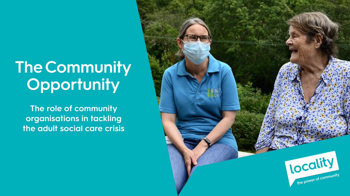 🔎JUST LAUNCHED: Our new research showcases the vital and unique role that #community-led care can play in tackling the adult #SocialCare crisis. 

Read more: locality.org.uk/blog/the-commu…