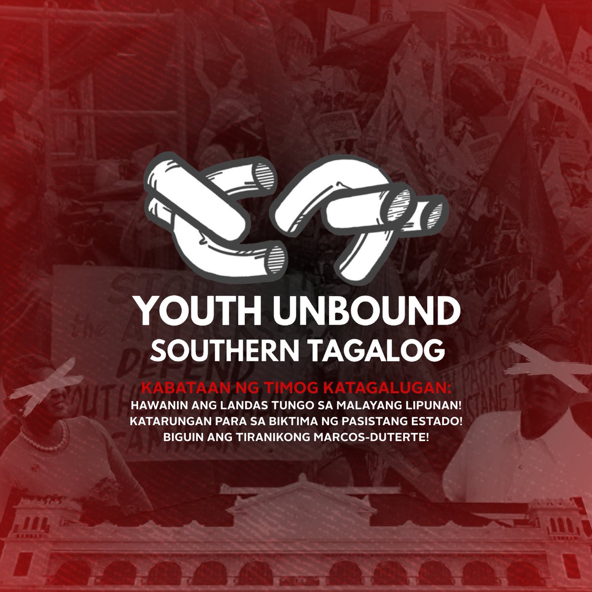YouthUnboundST's tweet photo. Siyam na buwan na ang lumipas mula nang mapaslang ang mga biktima ng Bloody Sunday Massacre. Isa ito sa samu’t saring kaganapang nagpapakita kung gaano binaluktot at inaabuso ng estado ang karapatang pantao sa ating bansa. https://t.co/jRcxmlrYN5