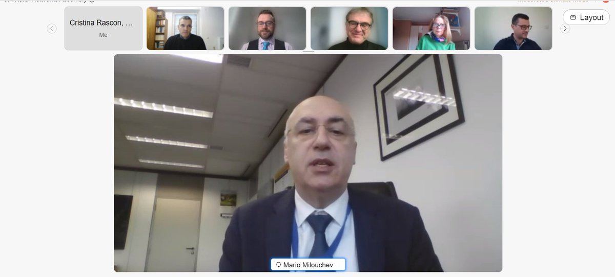 ENRD_CP's tweet photo. Mario Milouchev, Director in @EUAgri welcomed participants and opened the 8th #RNAssembly presenting the agenda of the day. Stay tuned for updates on
🌱State of play of #FutureofCAP
🔭#RuralVisionEU
🤝CAP #RuralNetworking

And more https://t.co/vD9xuTE5mk https://t.co/PT0IAO8XDj