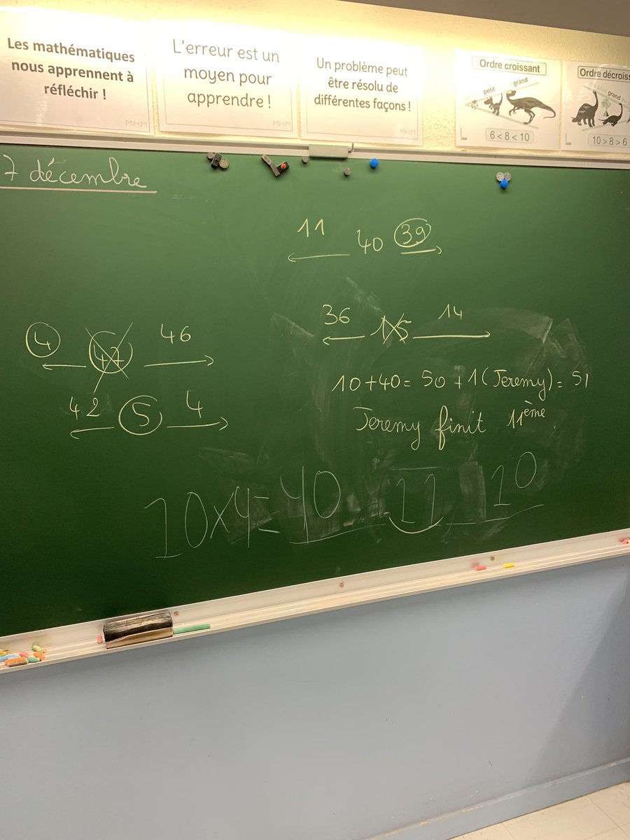 fenezcm1cm2's tweet photo. @DefiEurekaMaths @mathsenvie @Apmep_Nat @eduscol_prim @reseau_canope Après plusieurs essais erreurs nous pensons que Jeremy arrive 11ème avec l’explication de Lenzly. https://t.co/j69CXuk6eQ