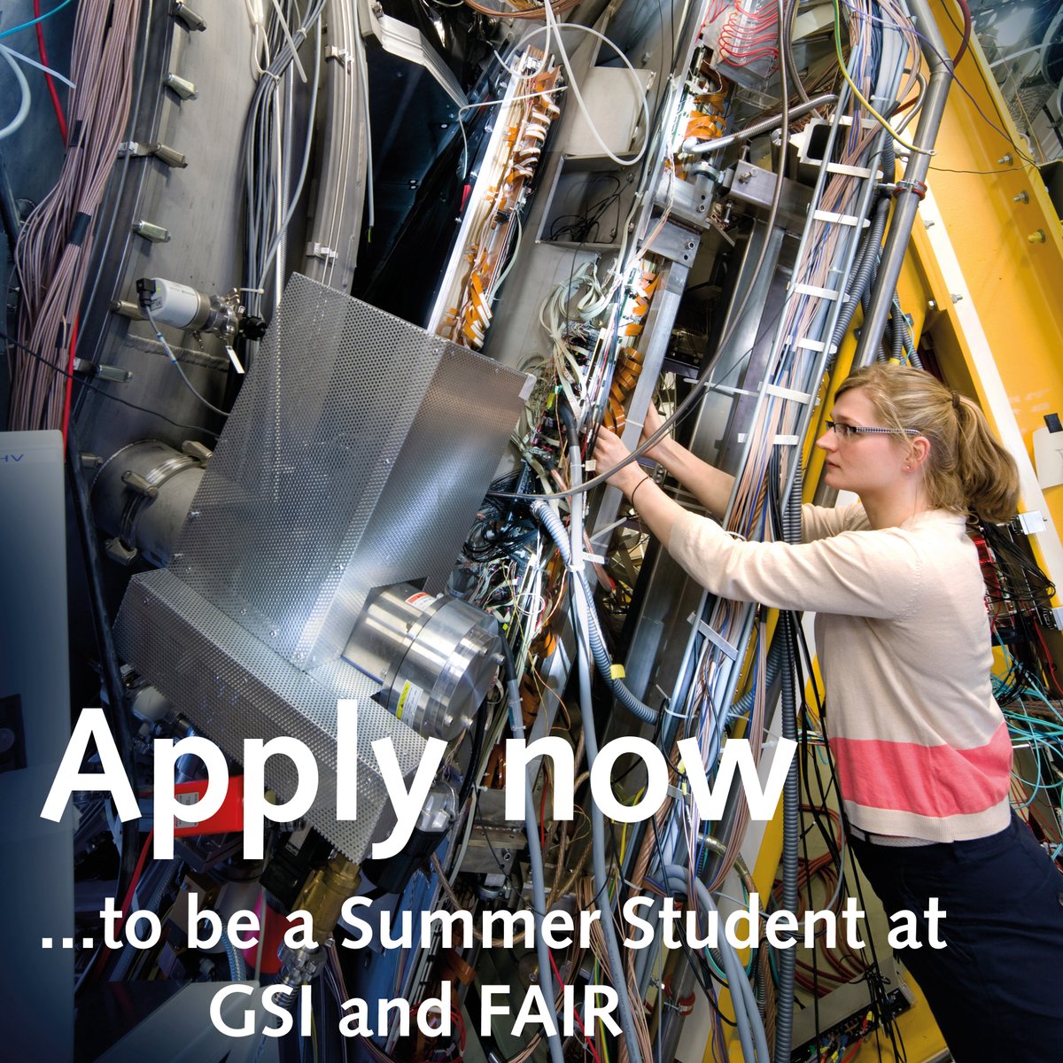 Summer Student Program at <a href="/FAIR_GSI_en/">FAIR GSI - @FAIR_GSI_en@helmholtz.social</a>! Apply until February 15, 2022 and spend eight weeks with research at our particle accelerators and living and networking on our international campus - a unique experience! hgs-hire.de/summer-program/ #summerschool © J. Hosan/<a href="/Hessen_Agentur/">HA Hessen Agentur</a>