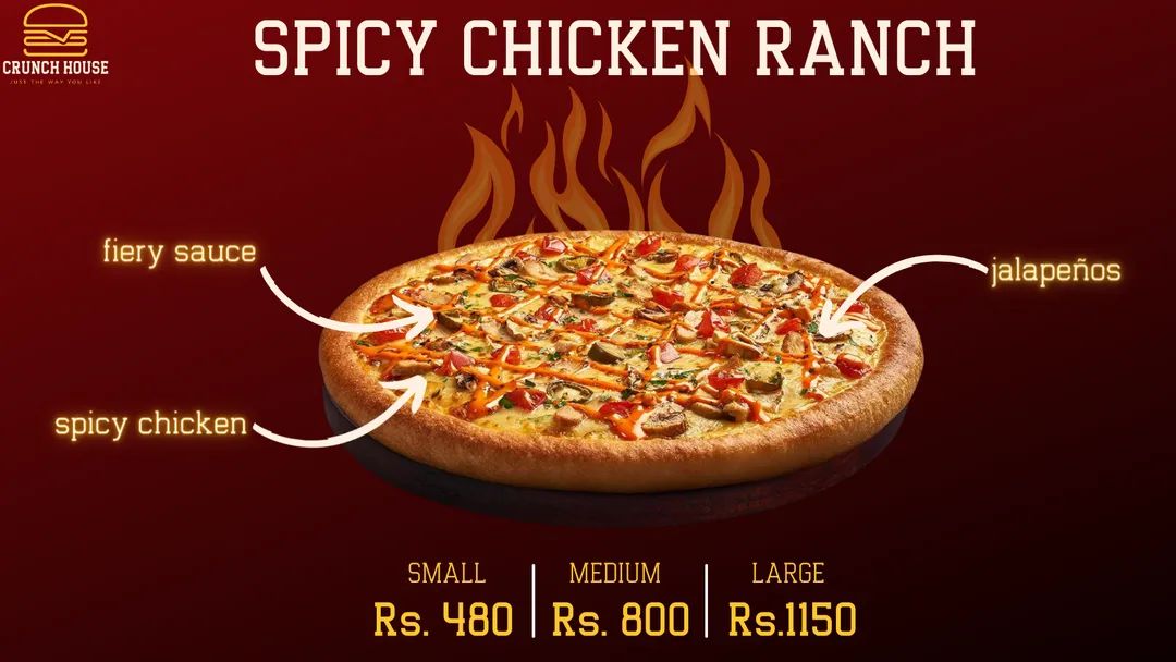 crunchhousekht's tweet image. #CrunchHousePizza #SpicyPizza #SpicyChickenRanch #Pizza #ChickenPizza #jalapenos #Justthewayyoulike #Kohat