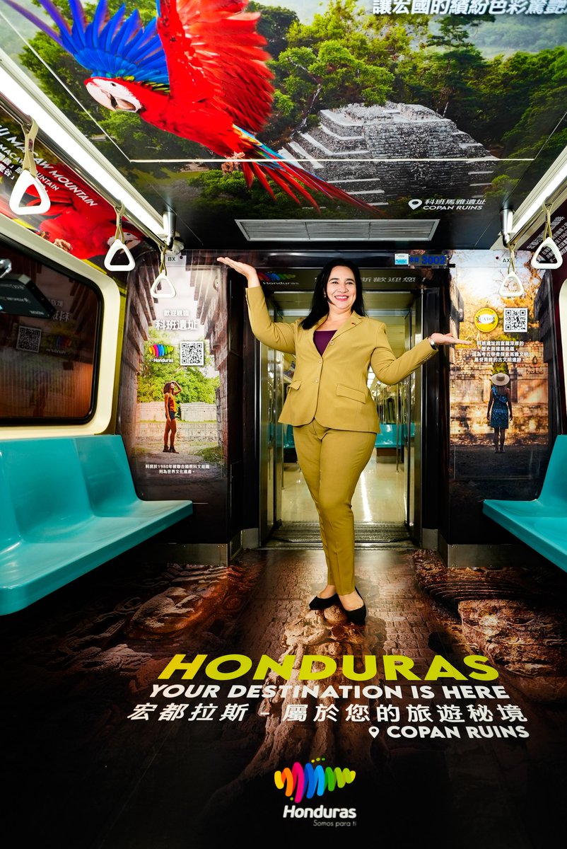 NOTICIASTaiwan's tweet photo. Una nueva campaña publicitaria de la @cato_tw en el metro de #Taipei muestra la belleza natural y riqueza cultural de #Belice, #Guatemala, #Honduras y #Nicaragua 🇹🇼🇧🇿🇬🇹🇭🇳🇳🇮 https://t.co/cGSwEchkyP 🚇 https://t.co/IFpm1KivdR