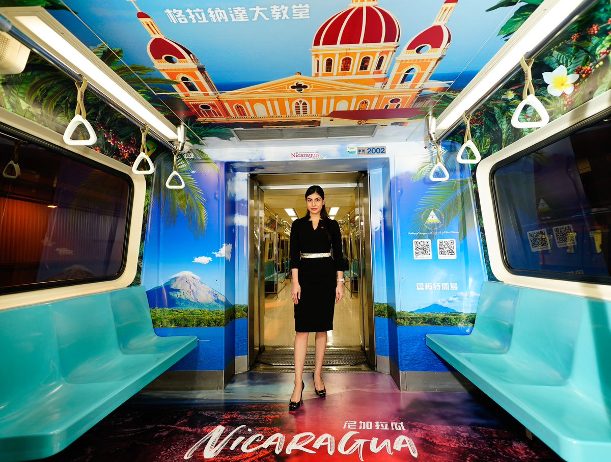 NOTICIASTaiwan's tweet photo. Una nueva campaña publicitaria de la @cato_tw en el metro de #Taipei muestra la belleza natural y riqueza cultural de #Belice, #Guatemala, #Honduras y #Nicaragua 🇹🇼🇧🇿🇬🇹🇭🇳🇳🇮 https://t.co/cGSwEchkyP 🚇 https://t.co/IFpm1KivdR