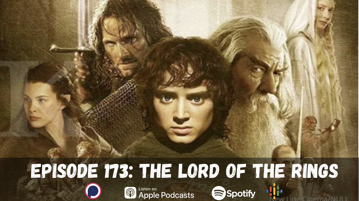 This week's #Podcast is huge! 

To celebrate its 20th anniversary, we revisit #LordOfTheRings! 

Join us as we travel across Middle Earth on one of cinemas greatest quests and trilogies. 

Available now on all podcast platforms or using this link;  
linktr.ee/SorryYoureInMy…