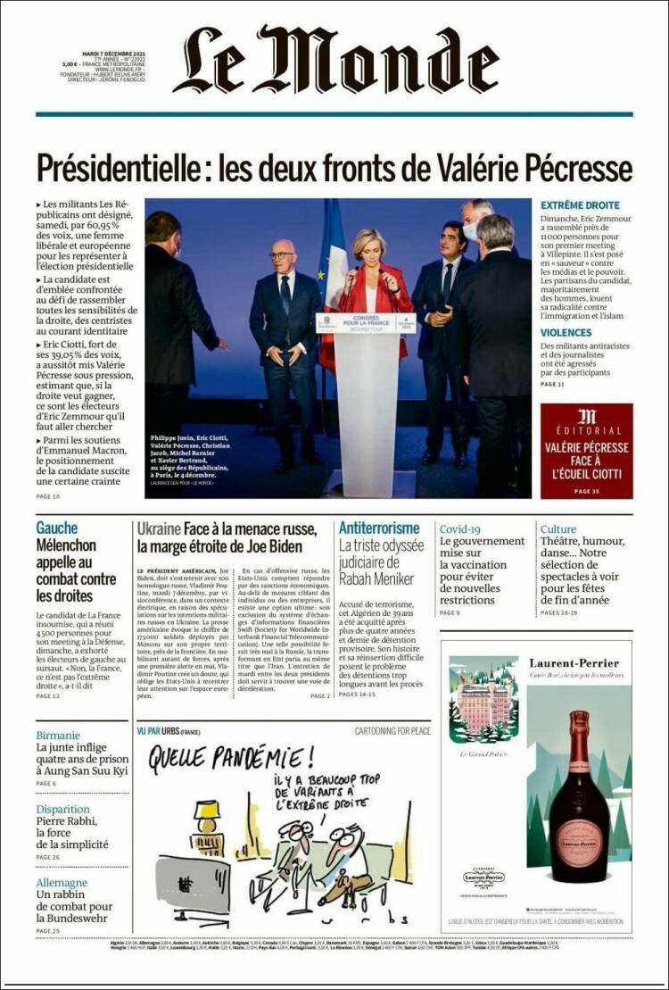 Pompeunomics's tweet photo. EUROPA🇪🇺
📌El #sindicat desafia a #Draghi
📌Presidencial: els dos fronts de #ValériePécresse
📌Tots els ministres Verds voten per la #coalició https://t.co/H8P4Dakn31