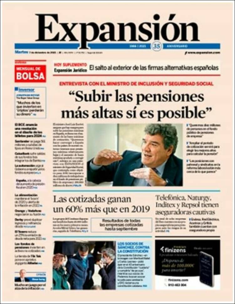 Pompeunomics's tweet photo. DIARIS ECONÒMICS 📊
📌La #SEC investiga el grup "no despertat" de #Trump 
📌’Pujar les #pensions més #altes sí és possible’
📌#Espanya, el país que més puja la pressió #fiscal de la #OCDE
📌#ACS reclamarà danys i prejudicis al govern pel tancament de #Castor https://t.co/axcy4T6Xbj