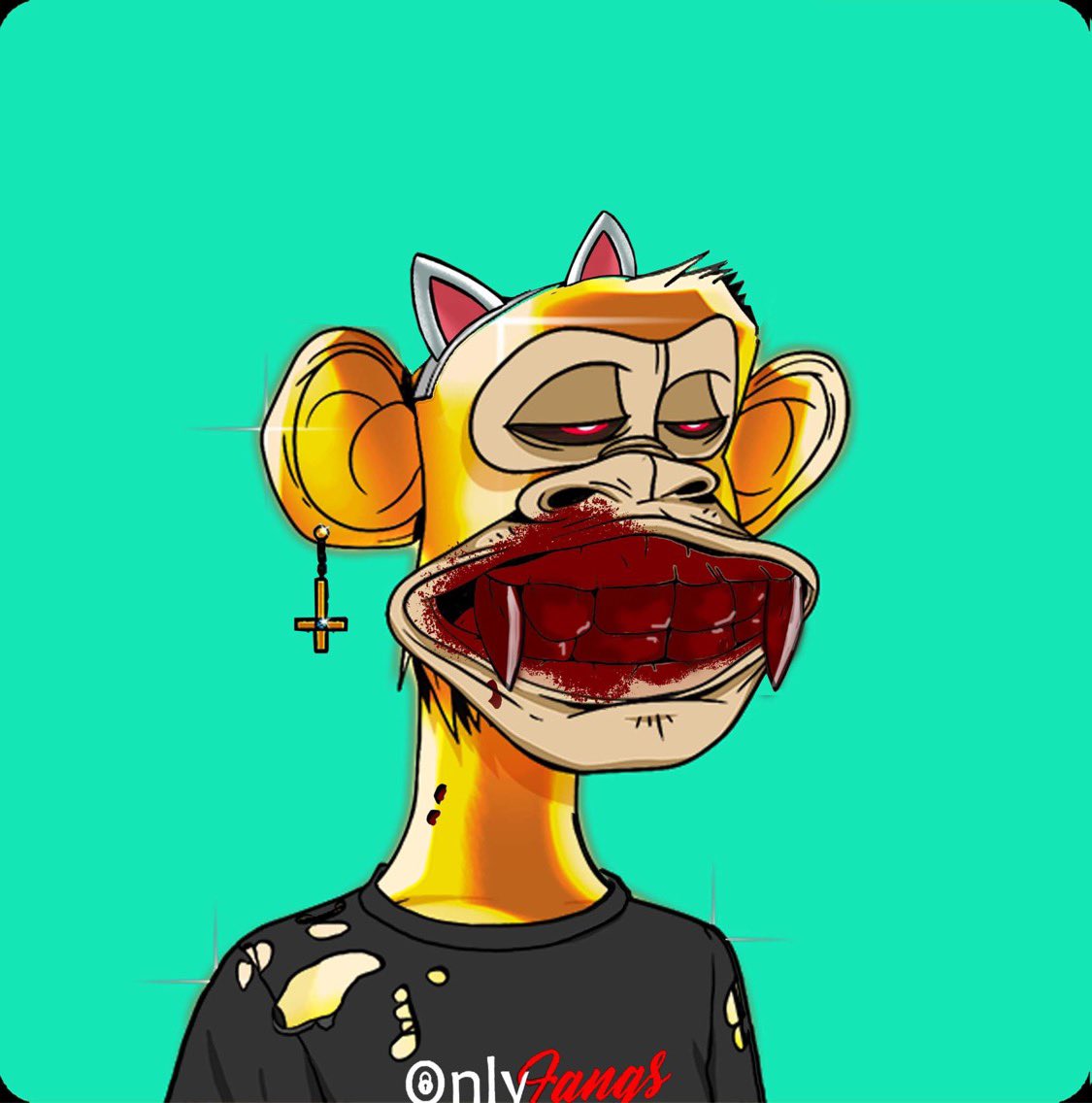 MY SNEAKY VAMPIRE BIT MY APE!

<a href="/SVSNFT/">Sneaky Vampire Syndicate</a> / <a href="/BoredApeYC/">Bored Ape Yacht Club 🍌</a> 
2 Amazing projects - 2 awesome communities … 
from the same artist <a href="/_migwashere/">mig</a> 
🔥🔥🔥🔥🔥🔥🔥🔥🔥🔥🔥🔥

<a href="/Upulag/">Ryan</a> <a href="/purchasable/">I'm not</a> @100moonshot <a href="/boosts/">woof</a>