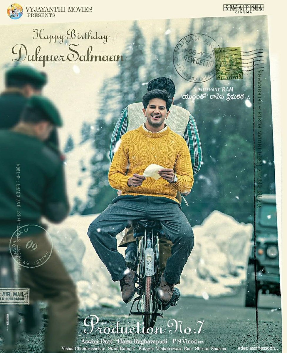 rarefossil's tweet photo. The First Pan Indian Hero from Kerala!
The next four films in 4 languages - Hindi, Telugu, Tamil and Malayalam! (Chup:Revenge Of The Artist, YuddhamThoRasinPremaKatha, HeySinamika, Salute)
Wonderful! Kudos DQ! Proud of you!! 😍😍
@dulQuer  #dulquer #DulquerSalman https://t.co/OiIGWwGJSh