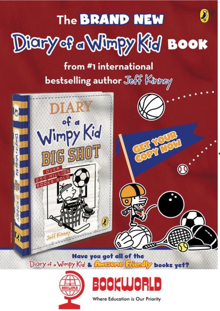 shopbwana's tweet photo. Latest in the popular Diary of a Wimpy Kid series from @BookworldZambia - ideal as a #Christmasgift. Proud to have @BookworldZambia as one of our Shopbwana Sellers https://t.co/QmH4VR3oLA https://t.co/n4SScTzb14