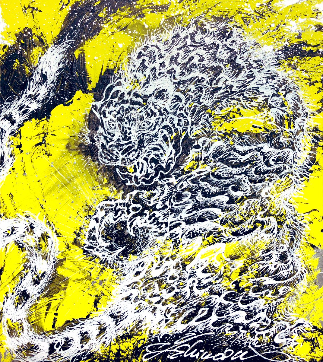 shinobuyonamine's tweet photo. Shinobuyonamine Artwork
修正液で描きました🖋
消すもので生み出しマイナスもプラスになるよう願いを込めて✨

年末の沖縄デパートりうぼう様干支展では修正液絵画シリーズ限定10枚予定しております🙇‍♂️🙇‍♀️✨

#虎　#修正ペン　#ぺんてる　#画材　#文房具　#art　#絵  #絵描き #拡散希望RTお願い致します https://t.co/f1DevvJKjH
